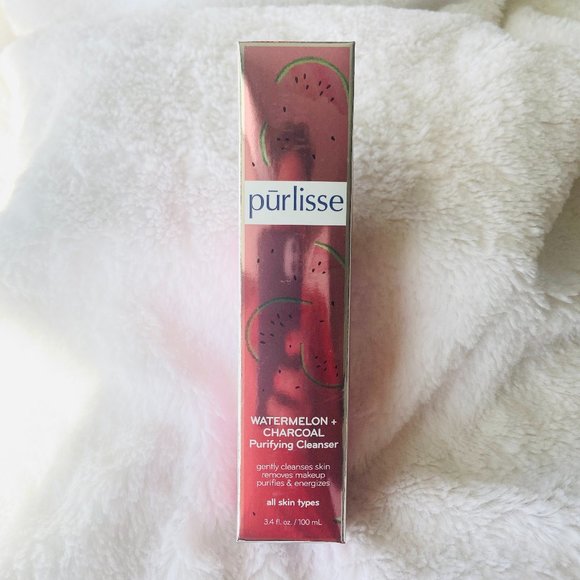 WATERMELON + CHARCOAL PURIFYING CLEANSER 1 fl oz / 30 mL Full Size - Picture 2 of 4